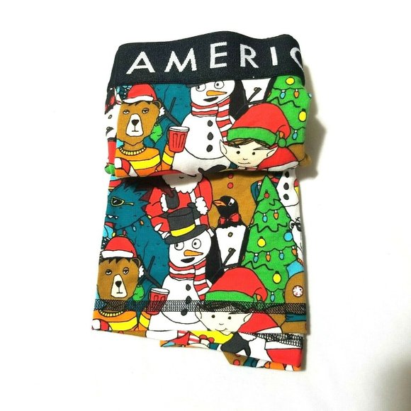 American Eagle Men's Boxer Brief Fly Front Waistband Stretch 6"Inseam - Picture 2 of 2